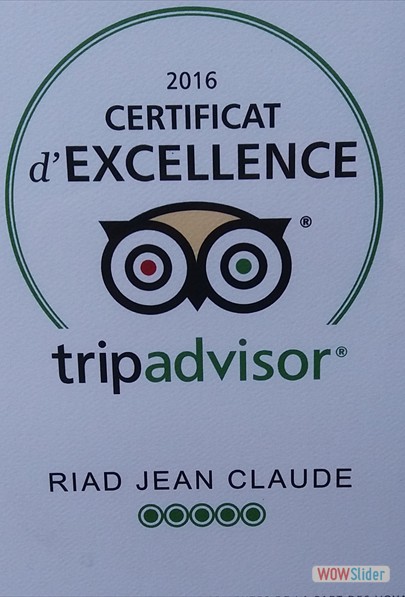 Certificat d'excellence